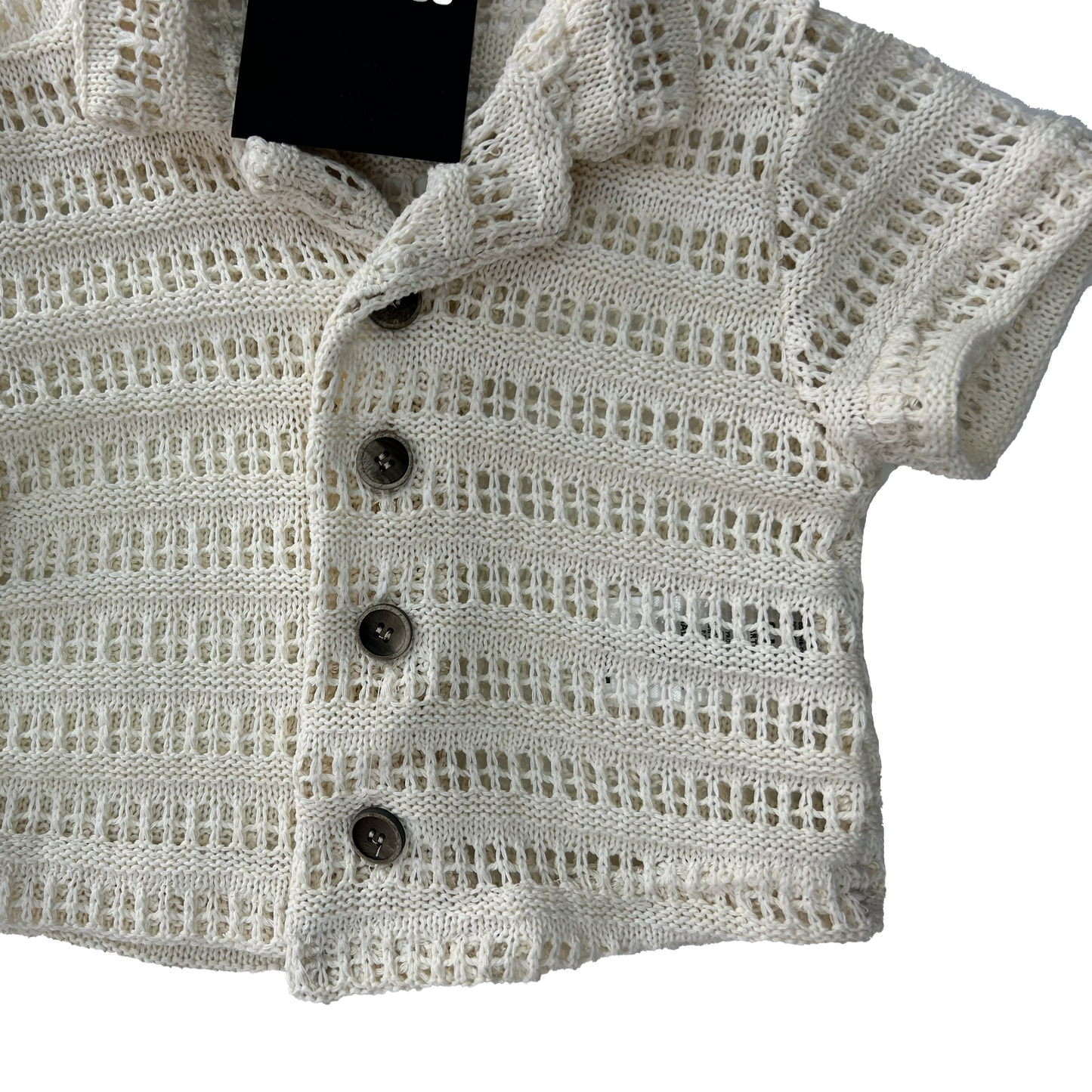 Camicia rete panna