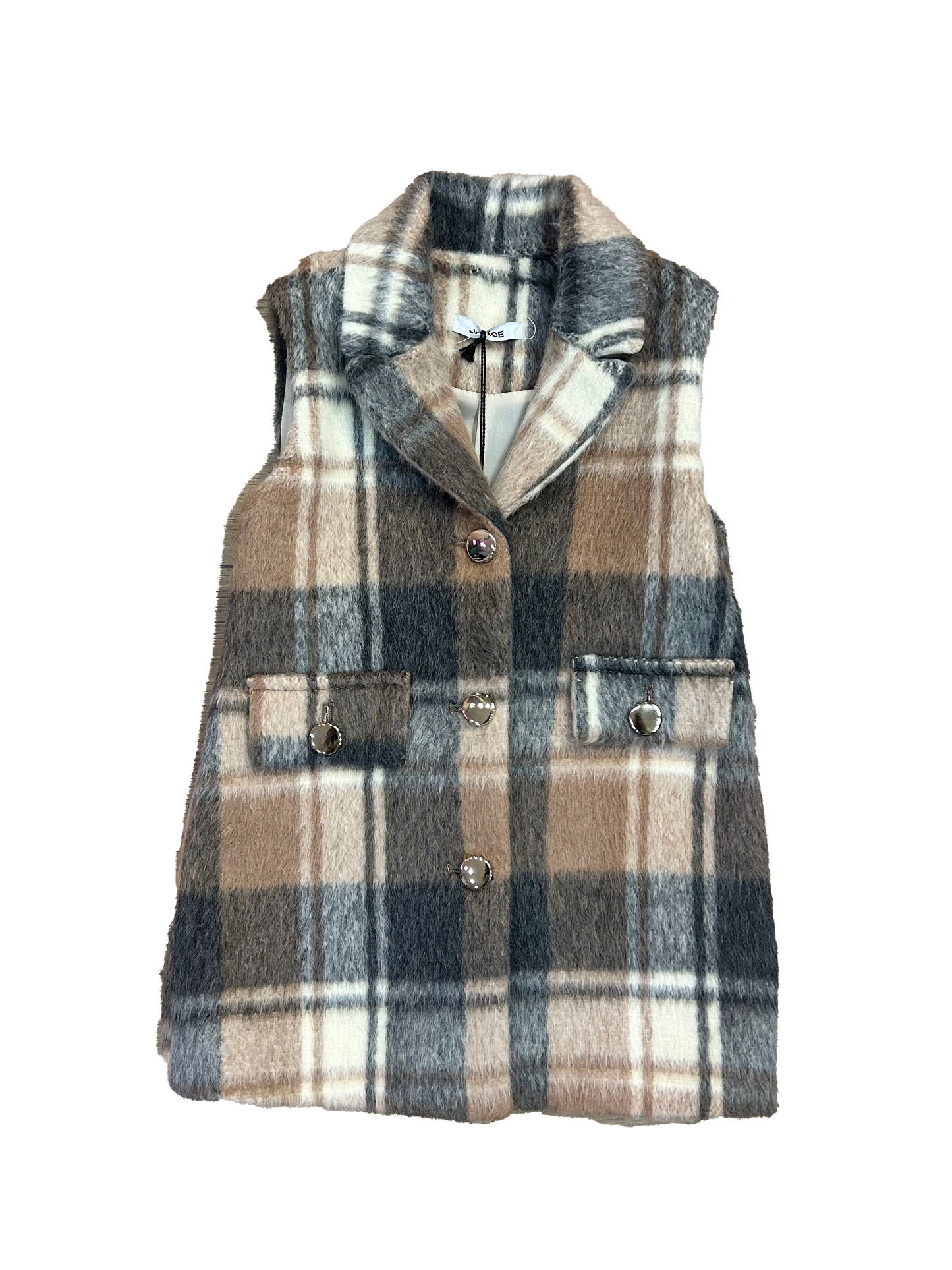 capottino fantasia quadri per bambina