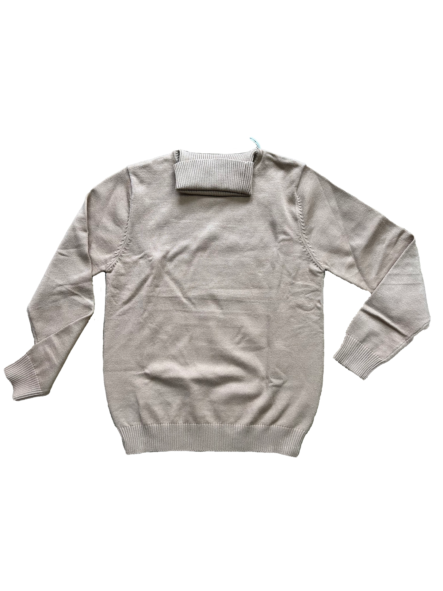 dolcevita beige morbido e caldo per bambino