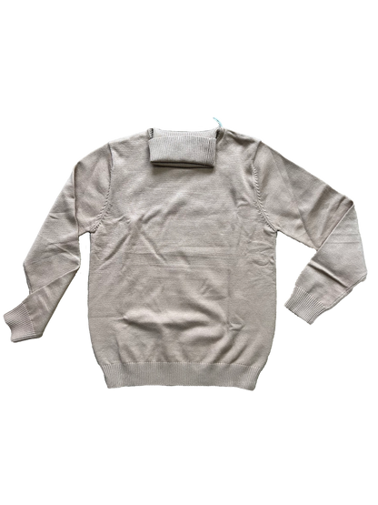 dolcevita beige morbido e caldo per bambino