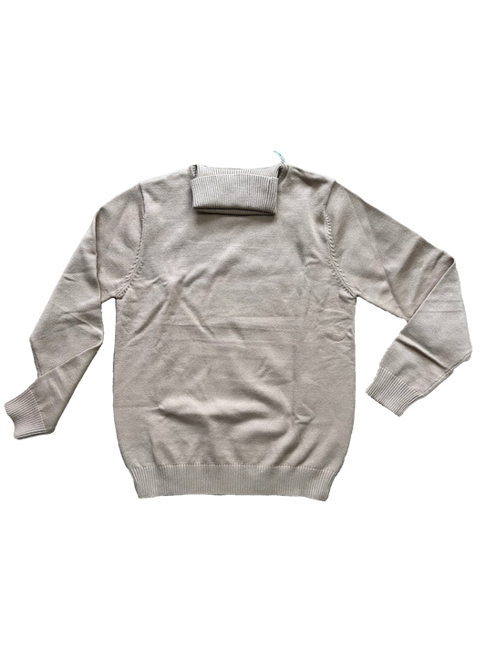 dolcevita beige morbido e caldo per bambino