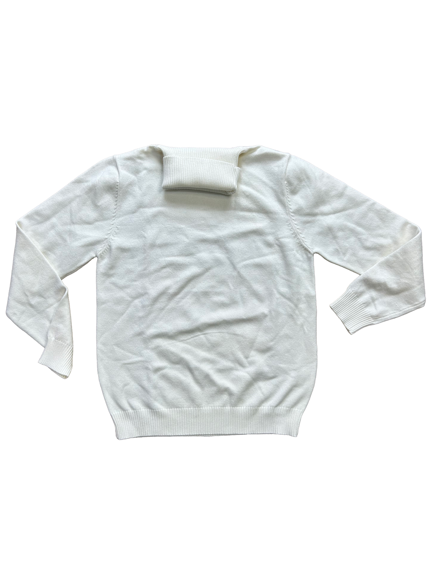 dolcevita bianco morbido e caldo per bambino