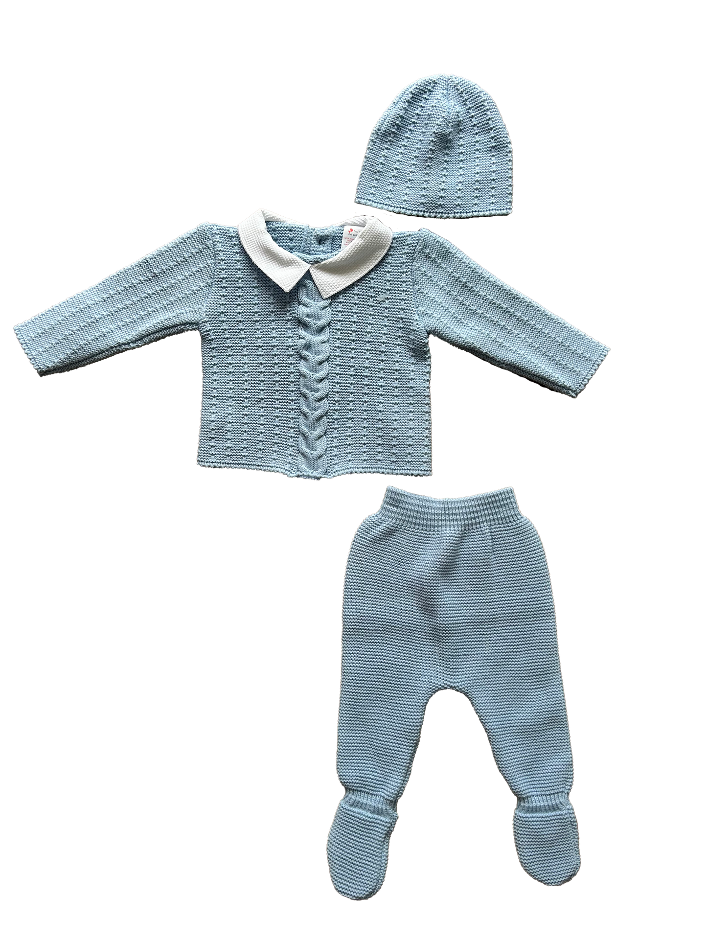 completo in maglia nascita per neonato