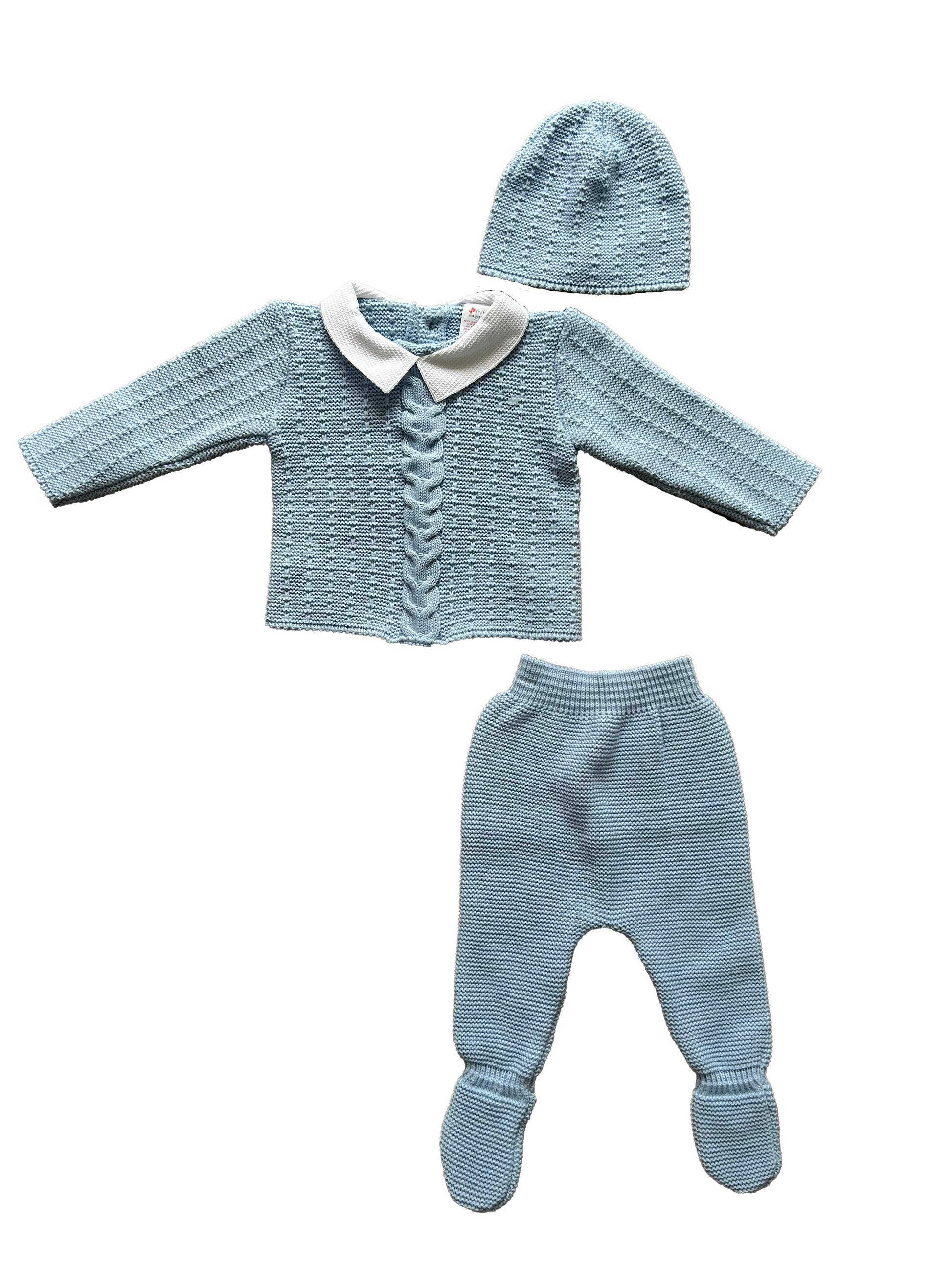 completo in maglia nascita per neonato