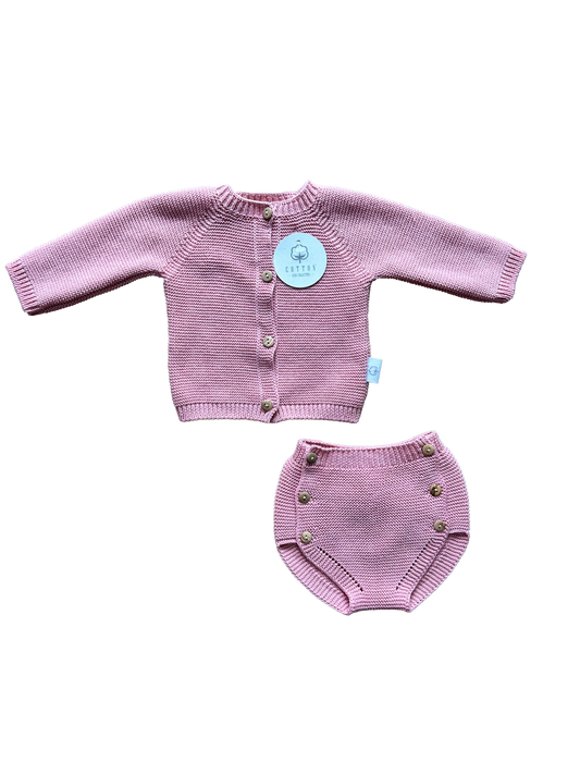 Completo in maglia rosa