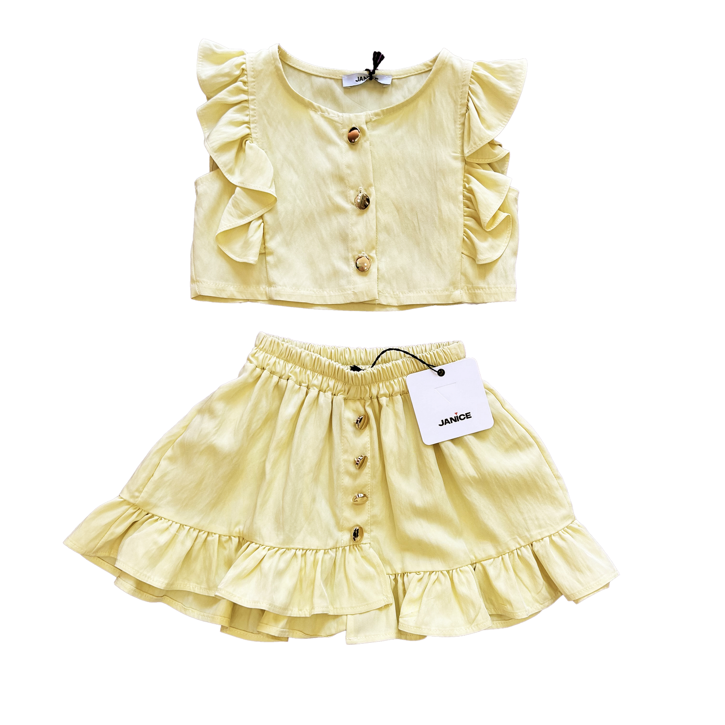 Gonna giallo paglierino