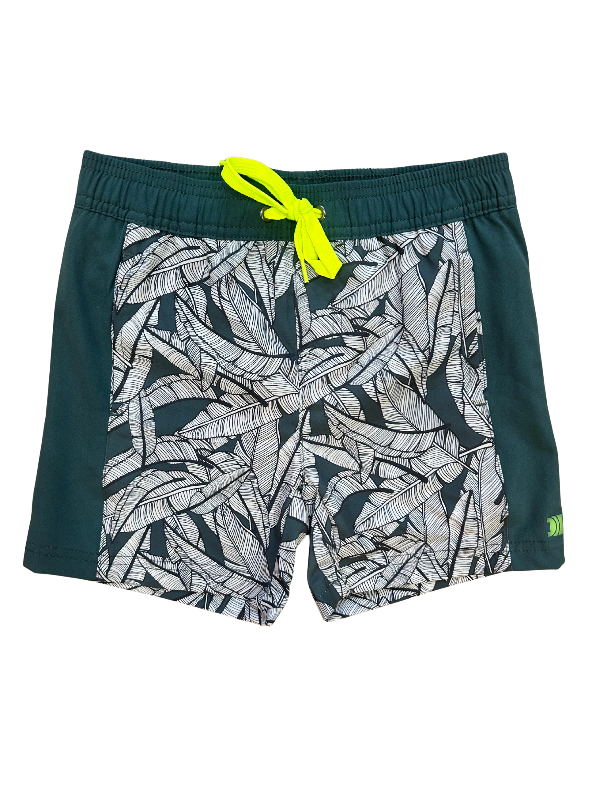 costume a pantaloncino da bambino fantasia foglie 