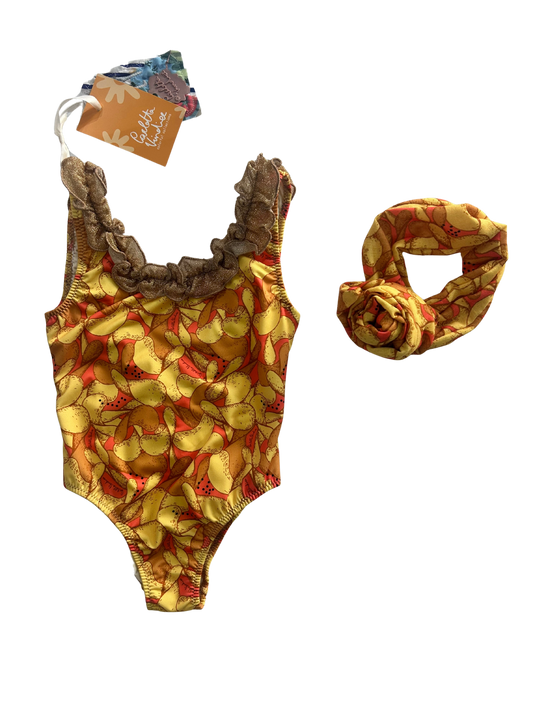 costume intero chips per bambina 