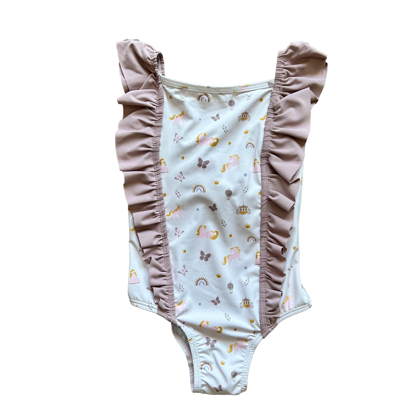 Costume intero rouches e fiocco
