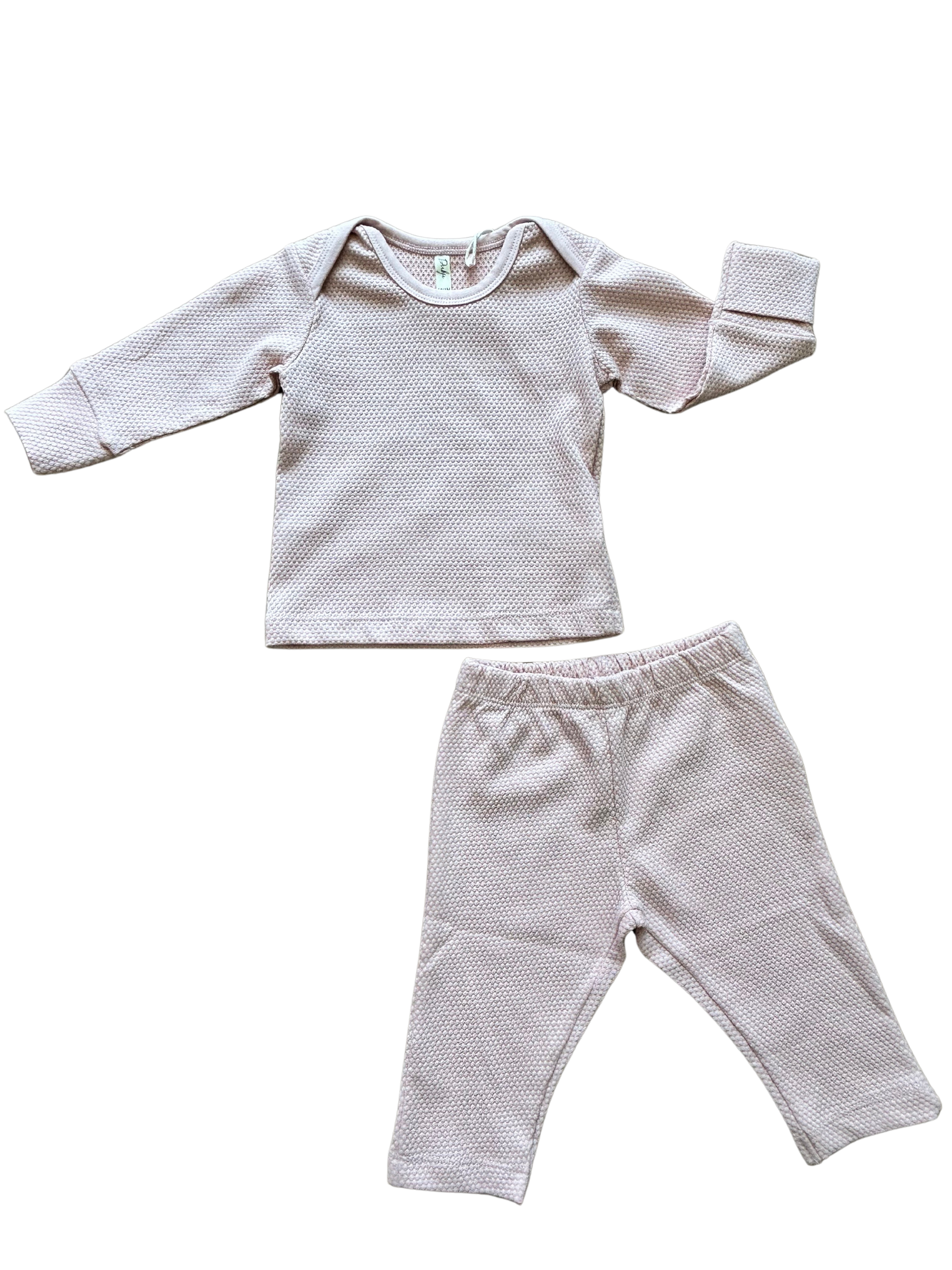 set tuta completa rosa per neonata