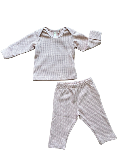 set tuta completa rosa per neonata