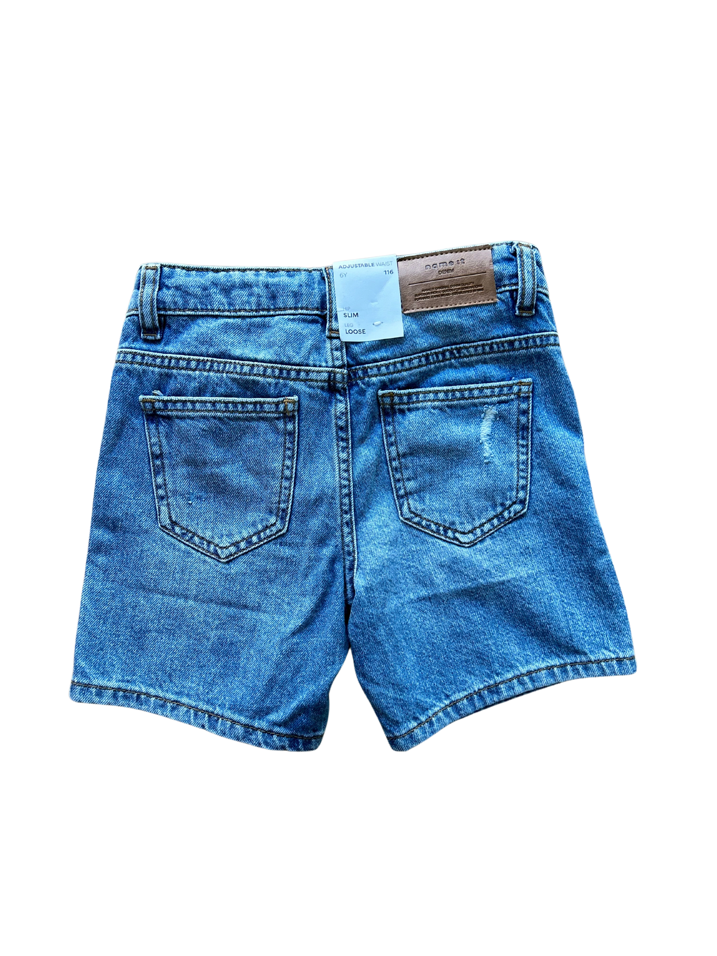 Bermuda jeans lavaggio chiaro