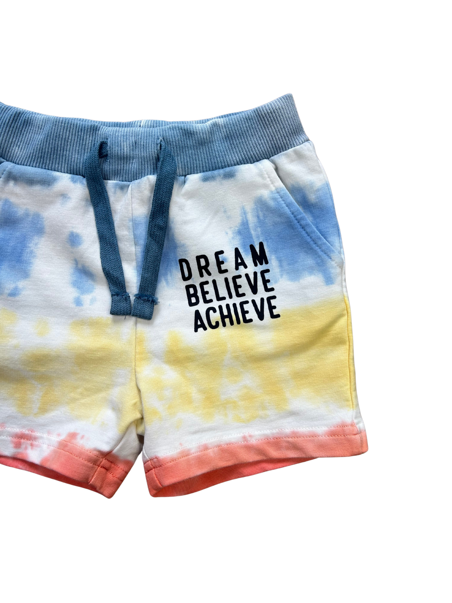 Bermuda tie dye azzurro