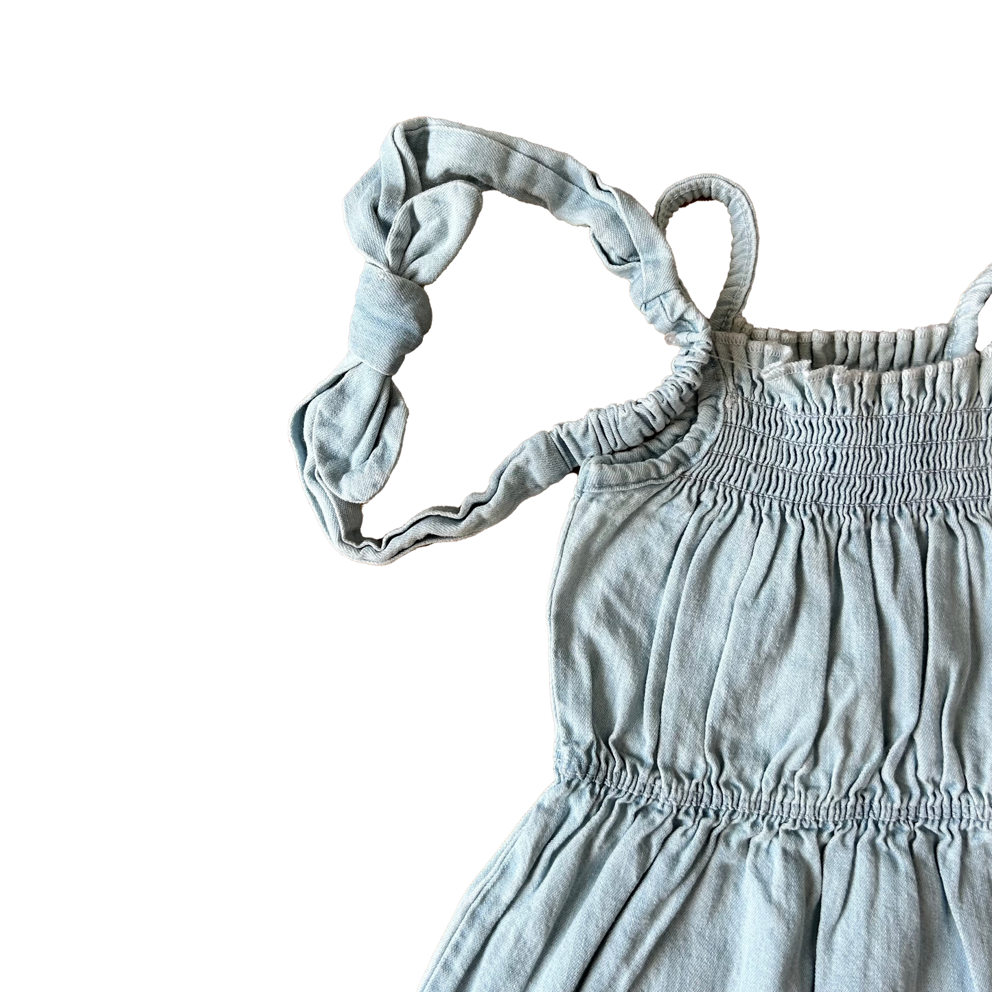 Jumpsuit denim con fascia