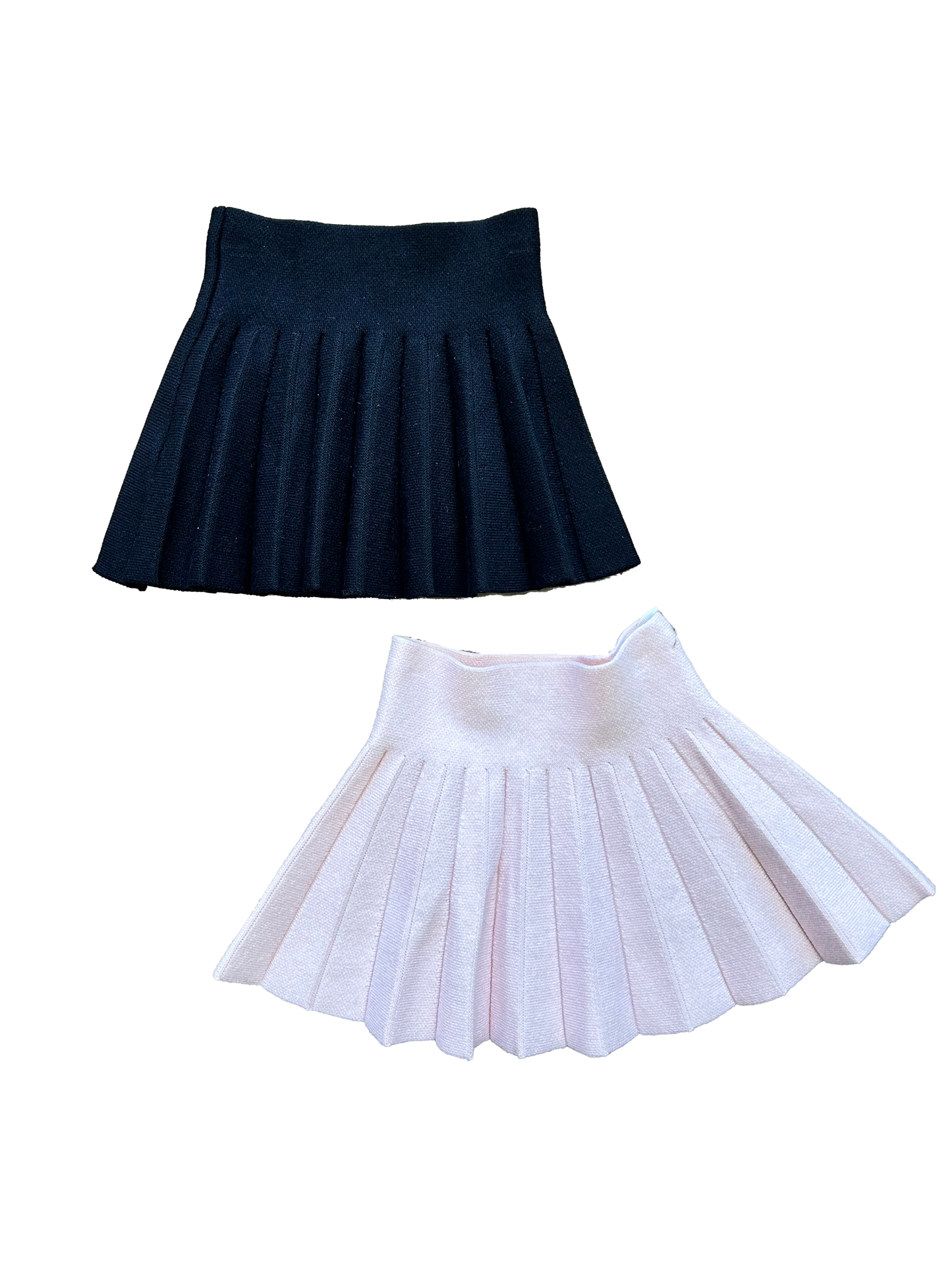 Gonna plissè in maglia