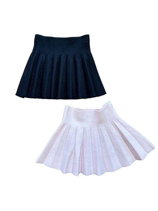 Gonna plissè in maglia