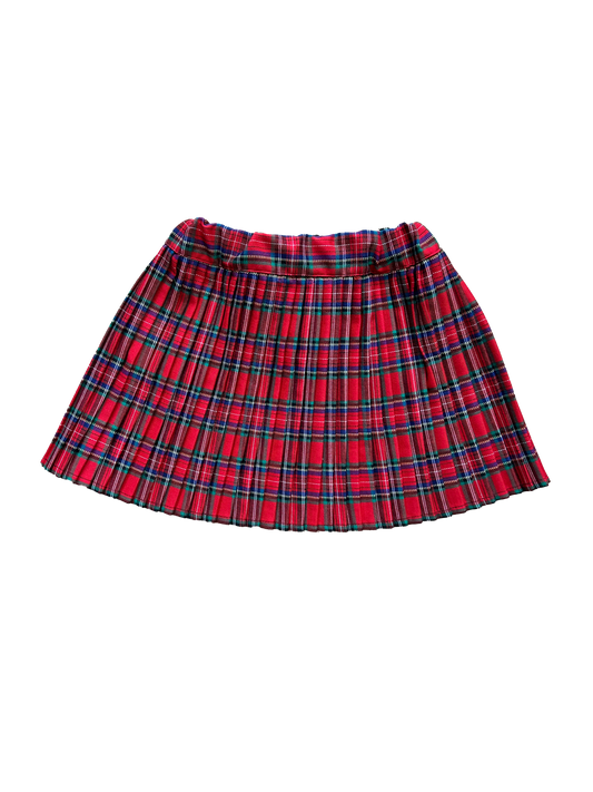 Gonna pieghe scozzese