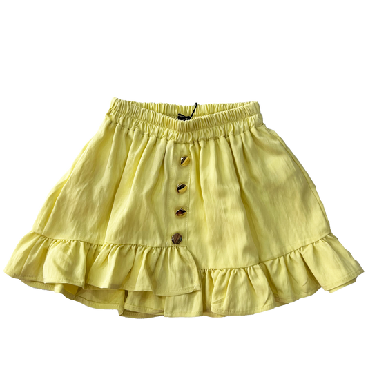 Gonna giallo paglierino