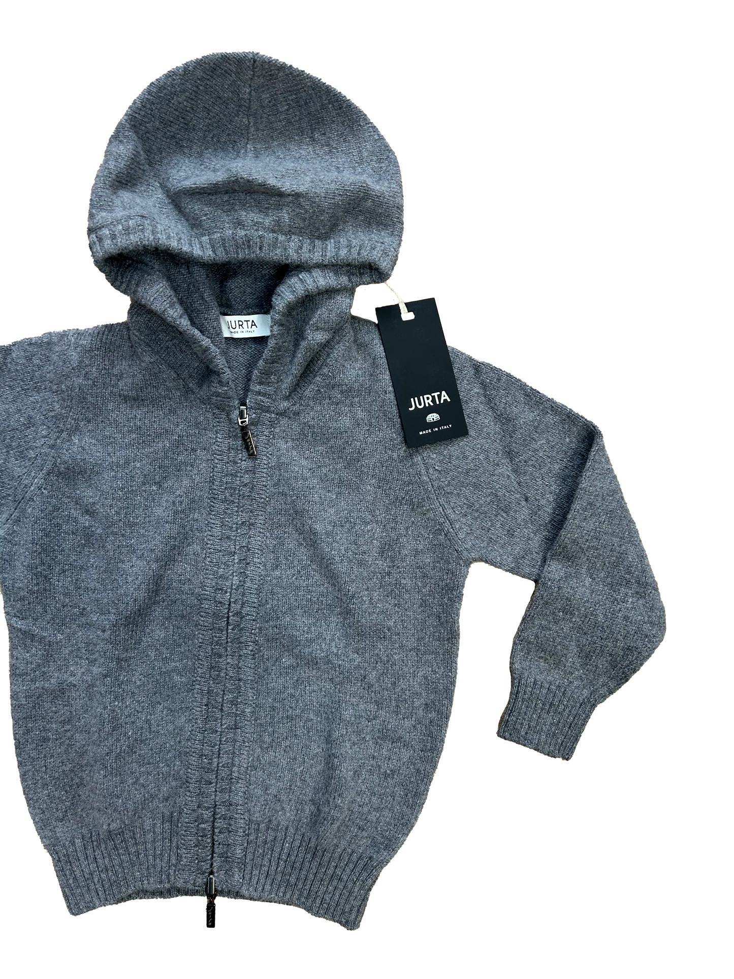 Maglioncino zip Jurta grigio