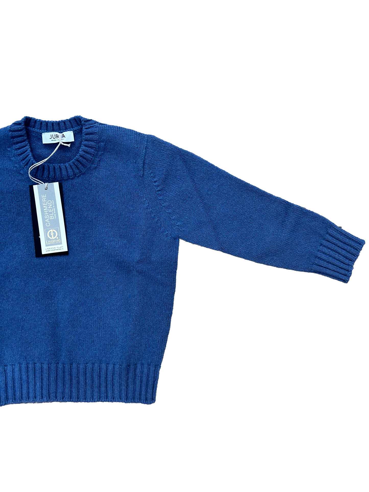 Maglioncino Jurta girocollo carta da zucchero lana merino e cachemire