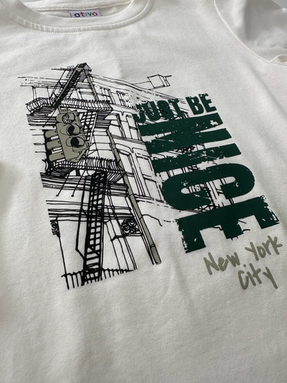 Shirt manica lunga in caldo cotone verde