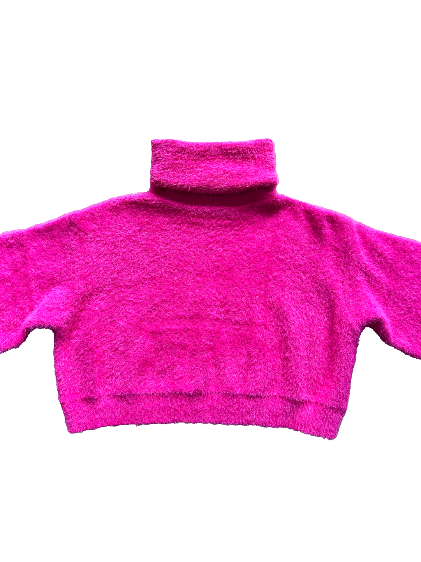 Maglioncino crop fucsia