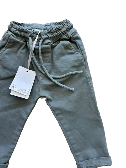 Pantalone grigio fango