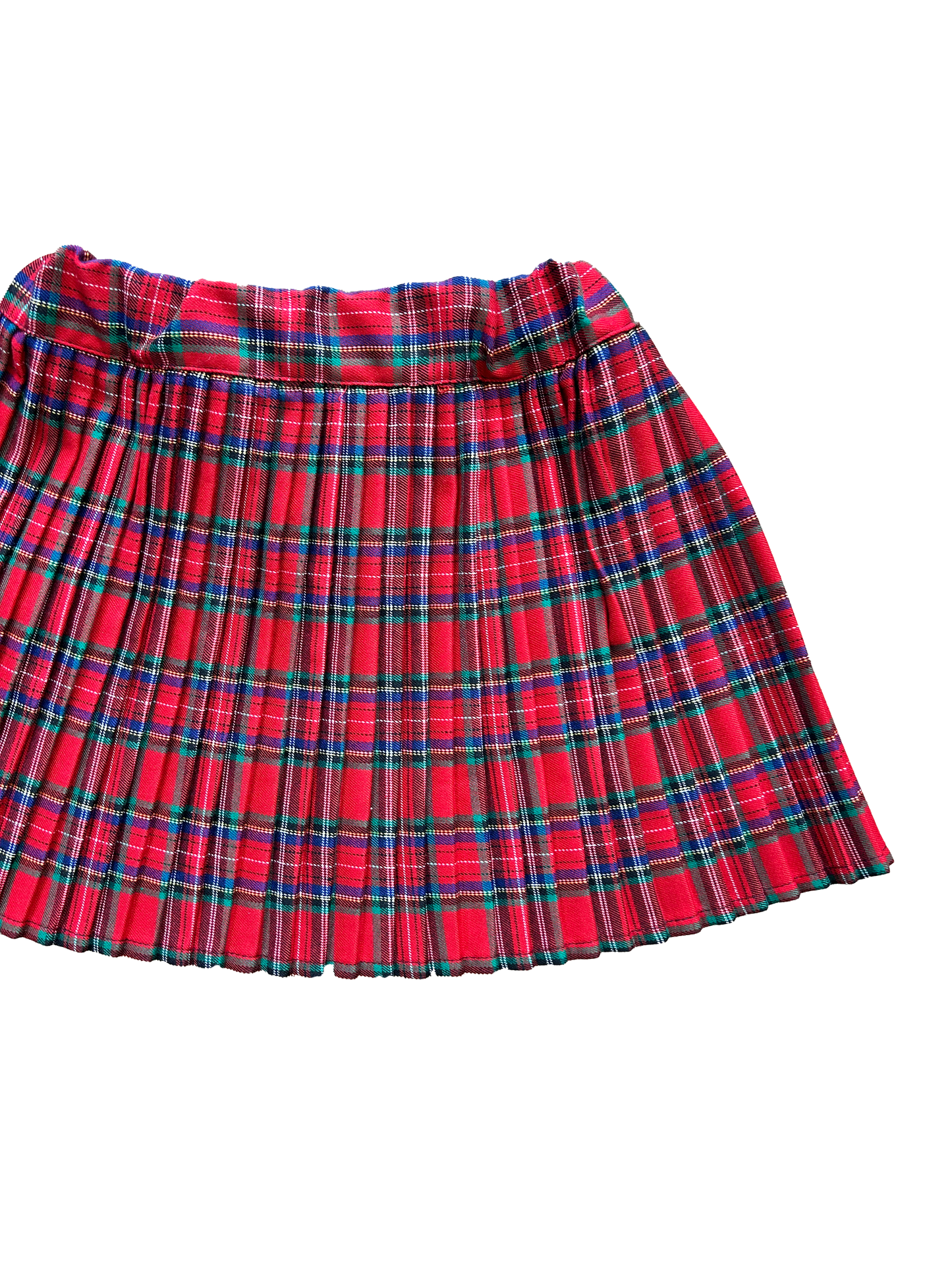 Gonna pieghe scozzese