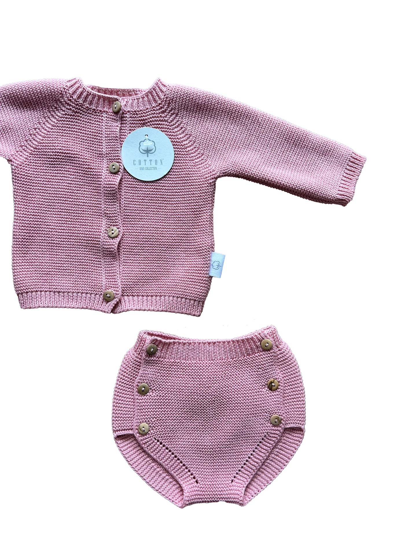 Completo in maglia rosa