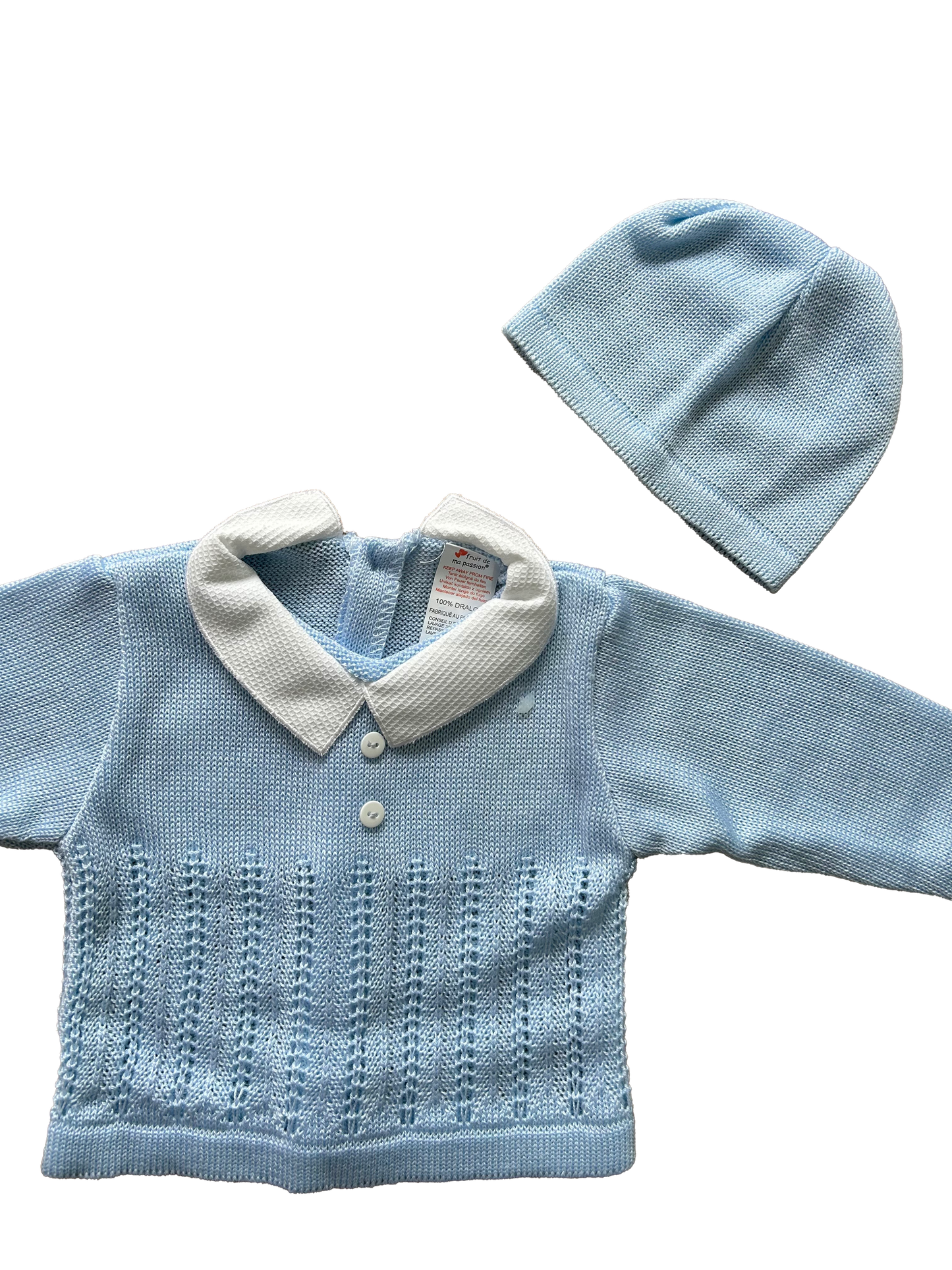 Set in filo neonato azzurro