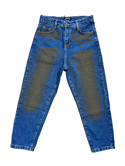 Jeans baggy sfumato