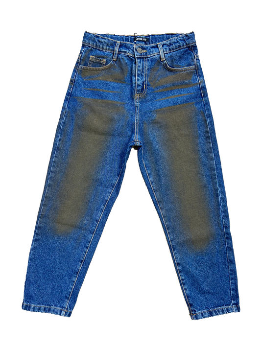 Jeans baggy sfumato