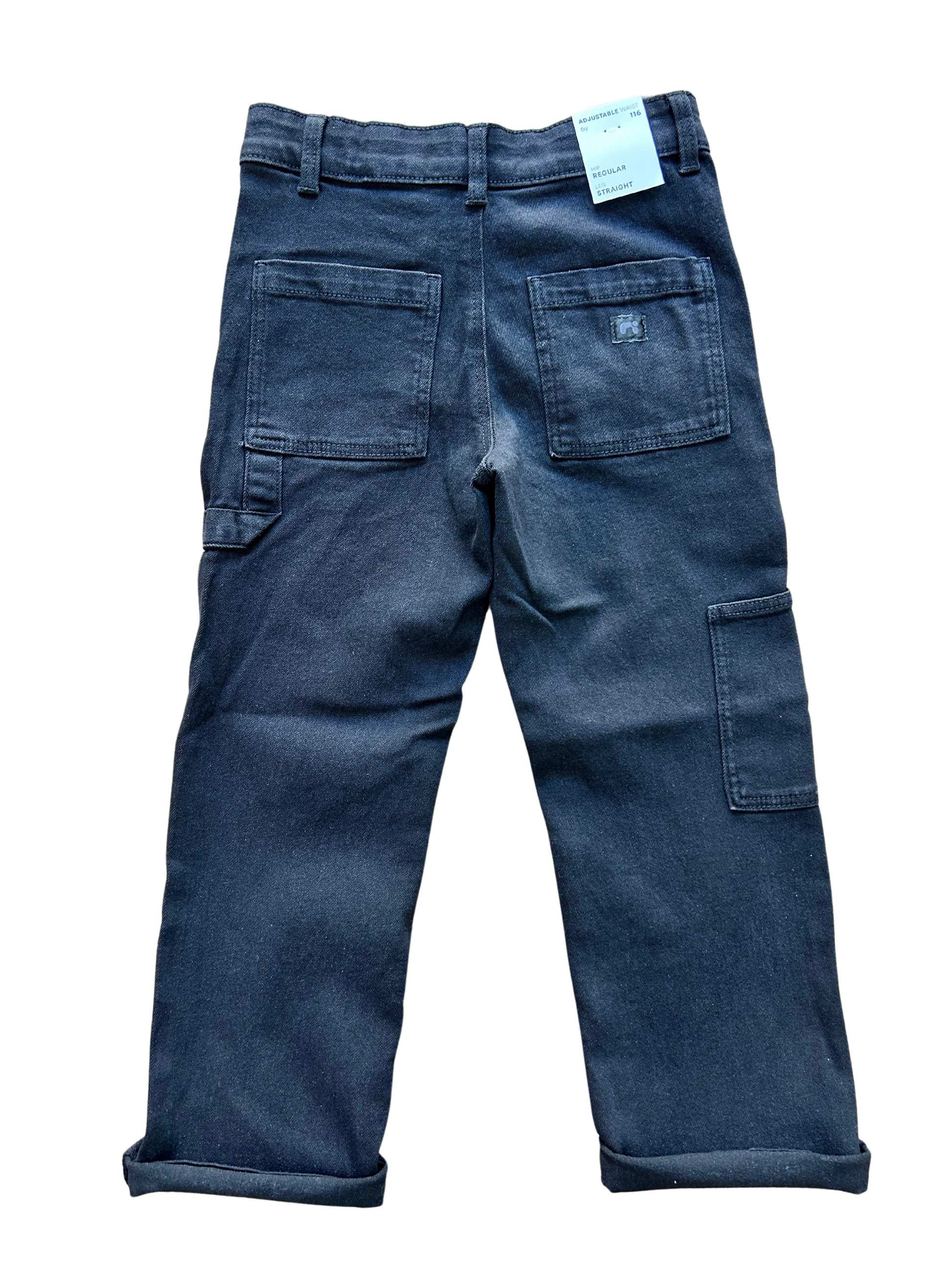 jeans name-it con tascone laterale elasticizzato per bambini e ragazzi