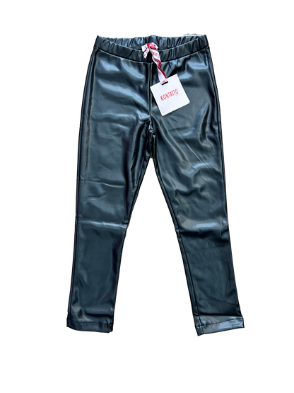 Leggins ecopelle nero