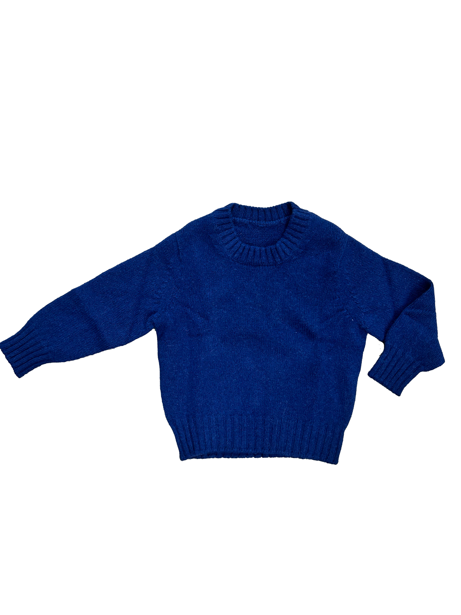 maglioncino jurta blu bambino in lana 