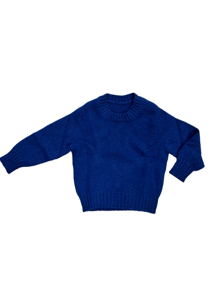 maglioncino jurta blu bambino in lana 