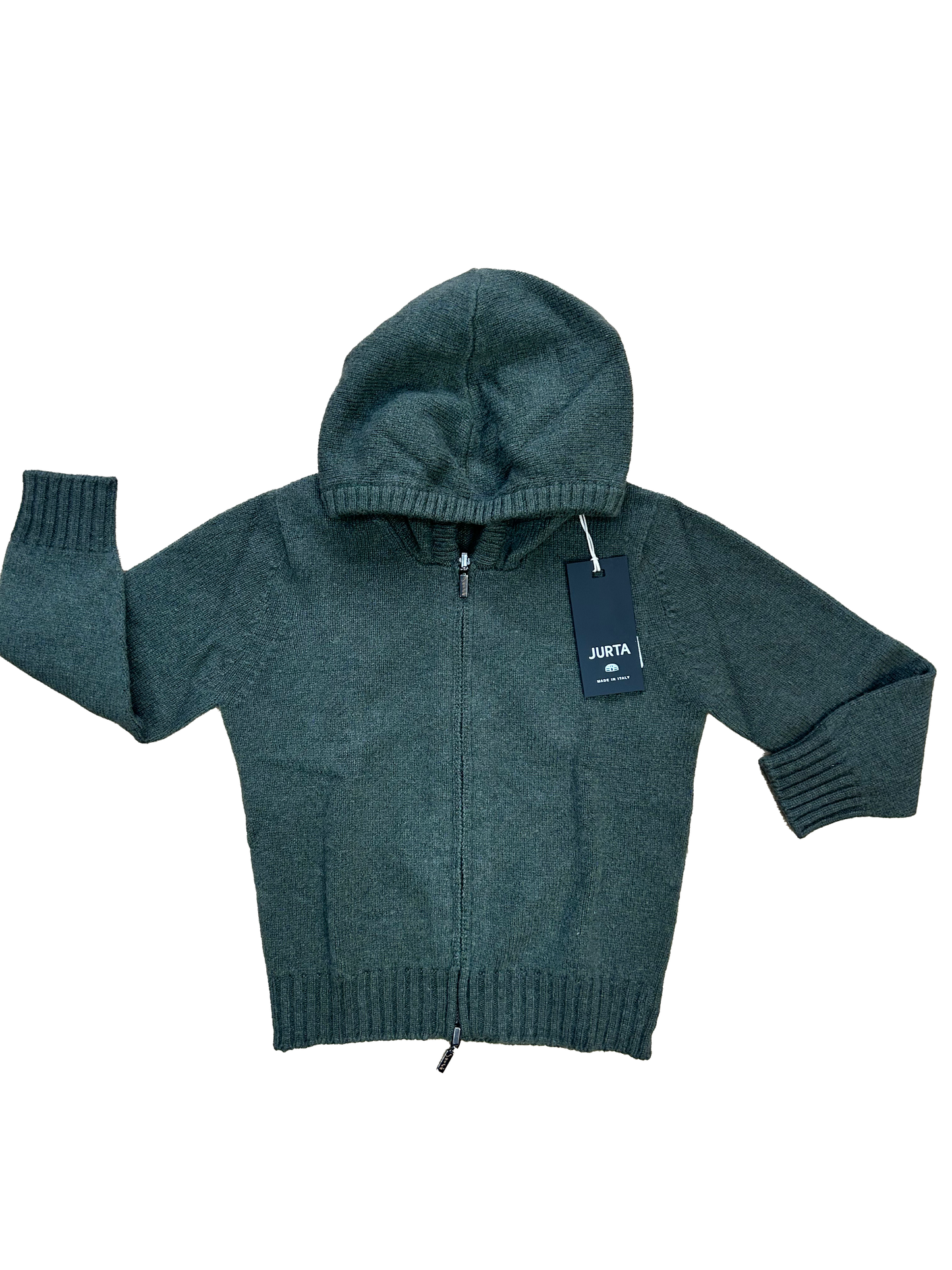 maglioncino jurta verde bosco in lana e cashmere per bambino