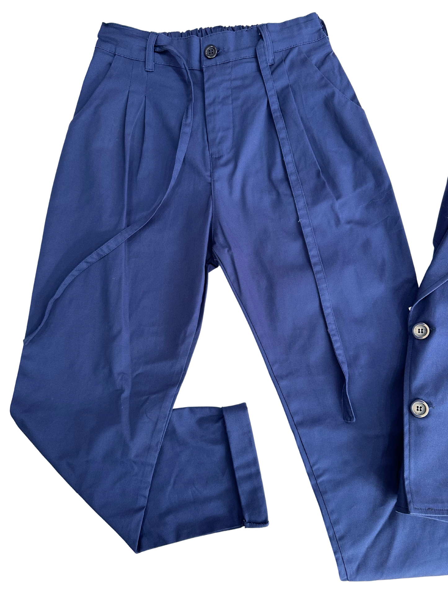 pantalaccio blu dal taglio elegante per bambino
