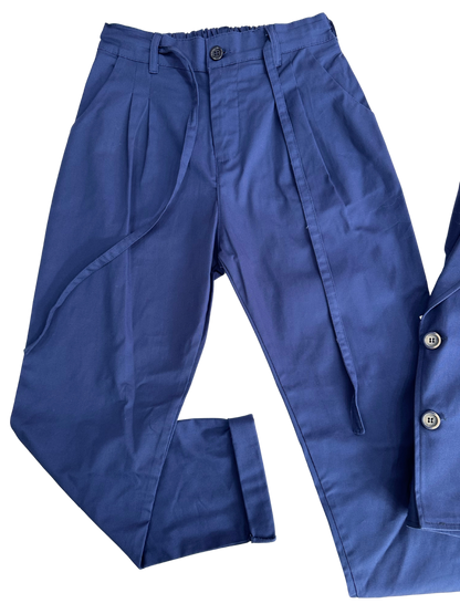 pantalaccio blu dal taglio elegante per bambino