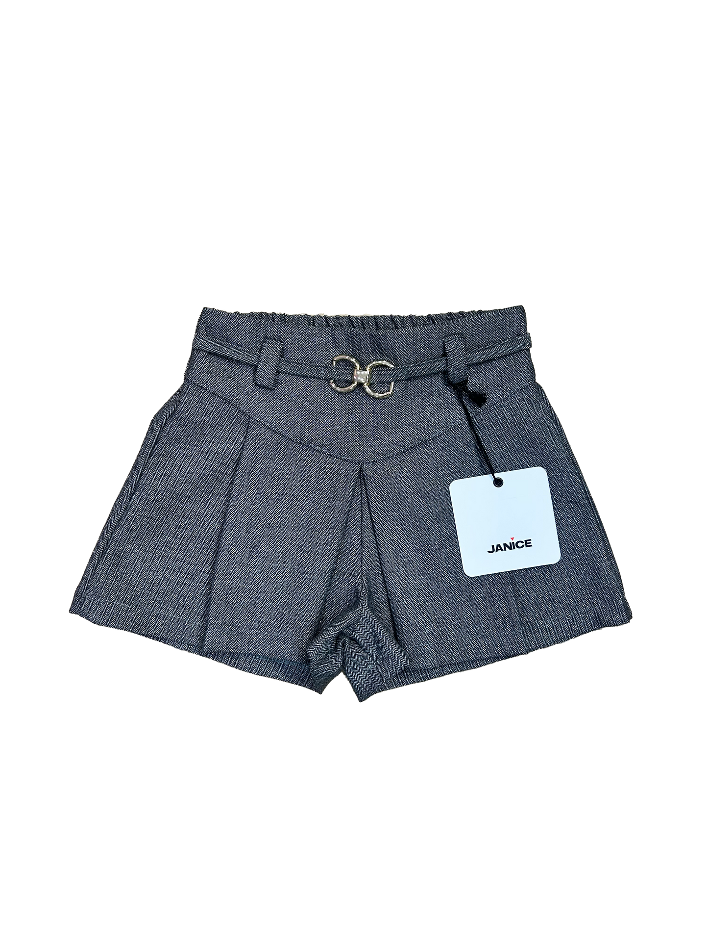 pantaloncino janice grigio per bambina