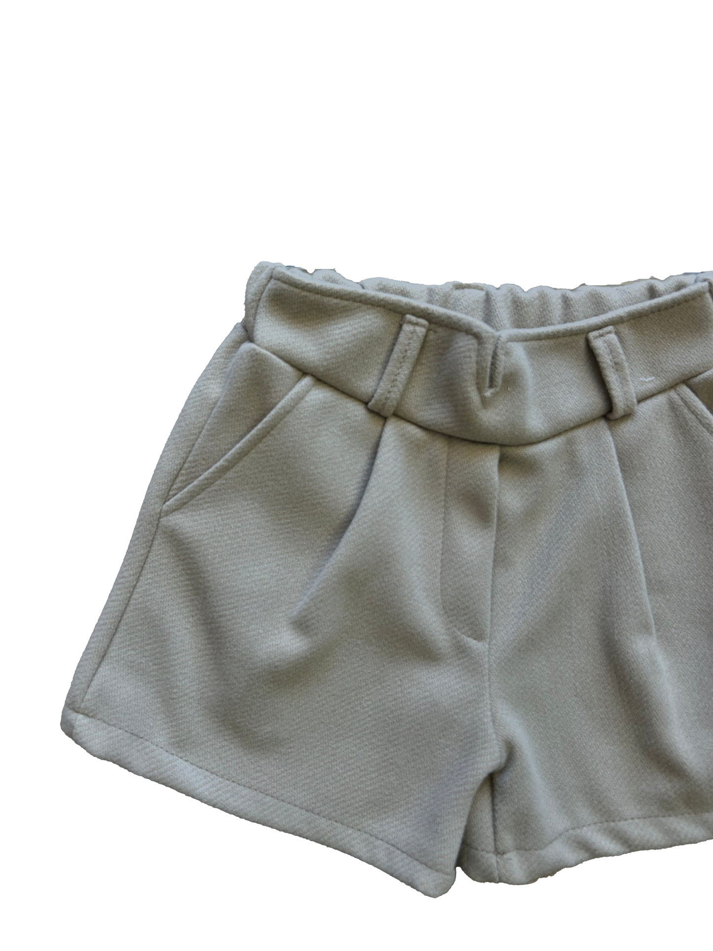 Pantaloncino panno beige