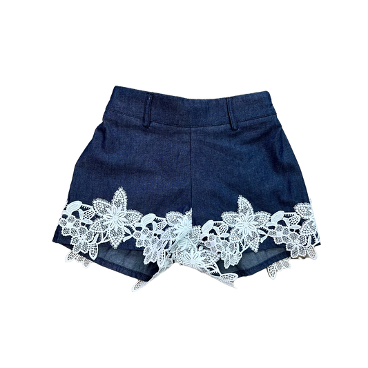 Pantaloncino in cotone denim