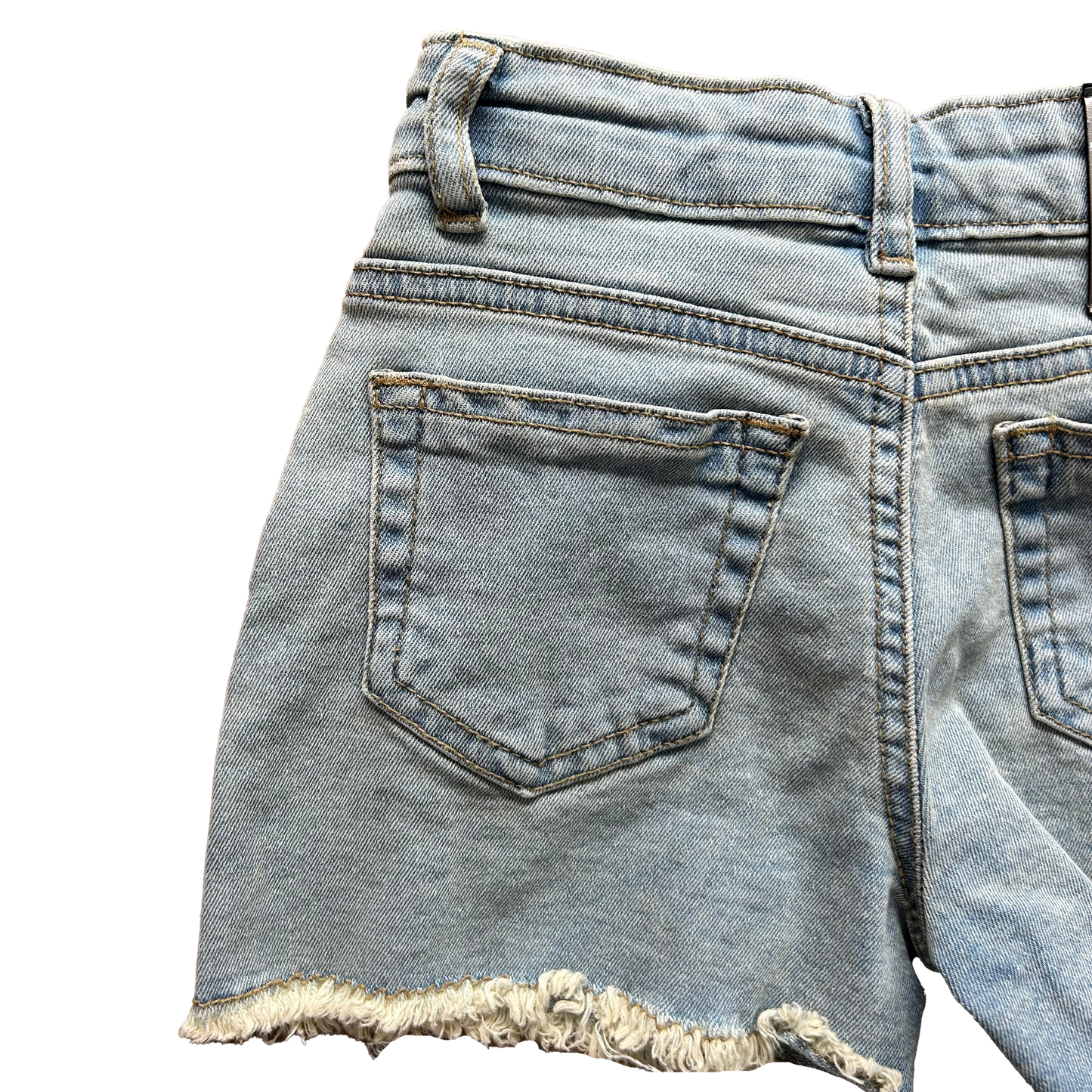Pantaloncino jeans fiorellini