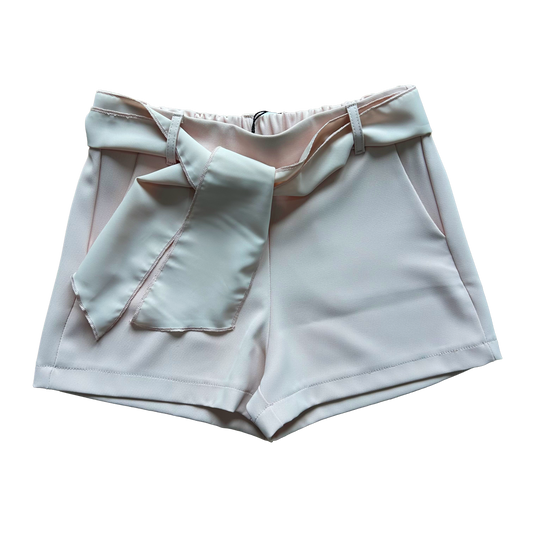 Pantaloncino fiocco cipria