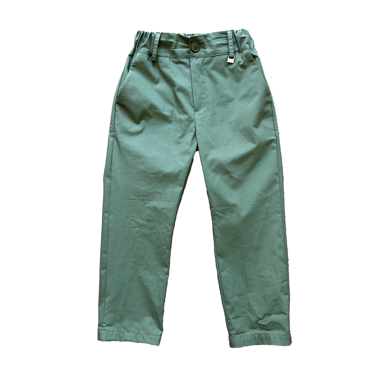 Pantalone cotone verde militare