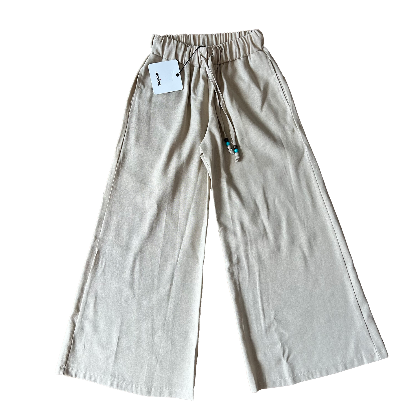 Pantalone palazzo misto lino