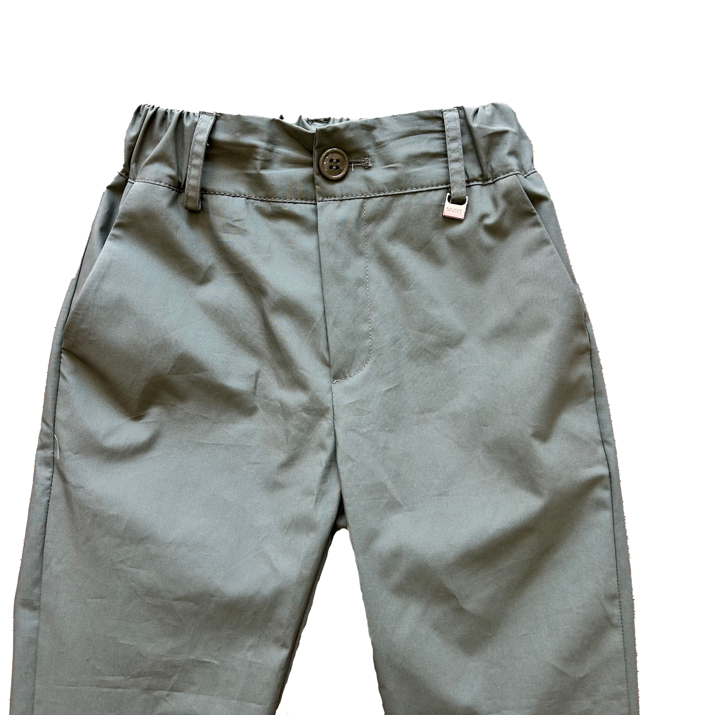 Pantalone cotone verde militare