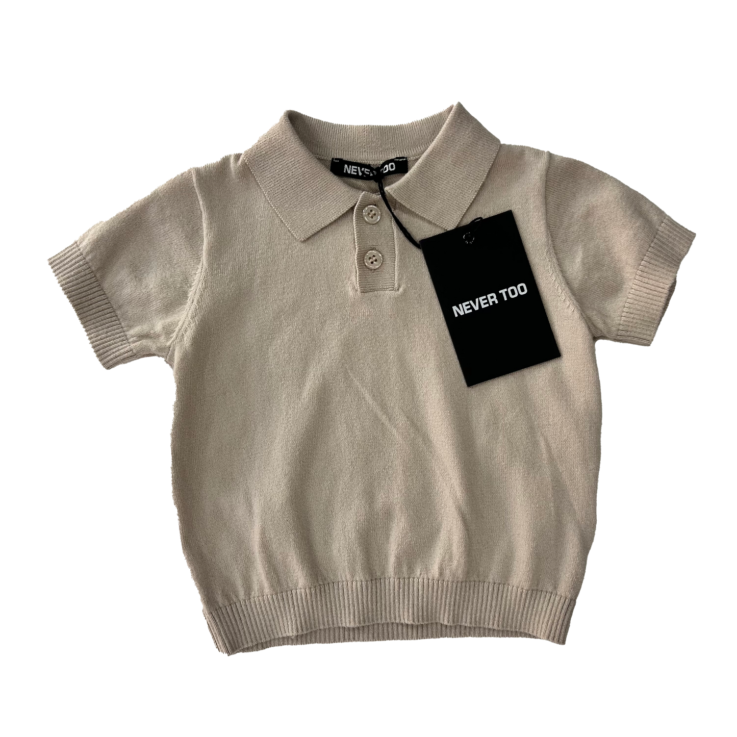 Polo beige in cotone