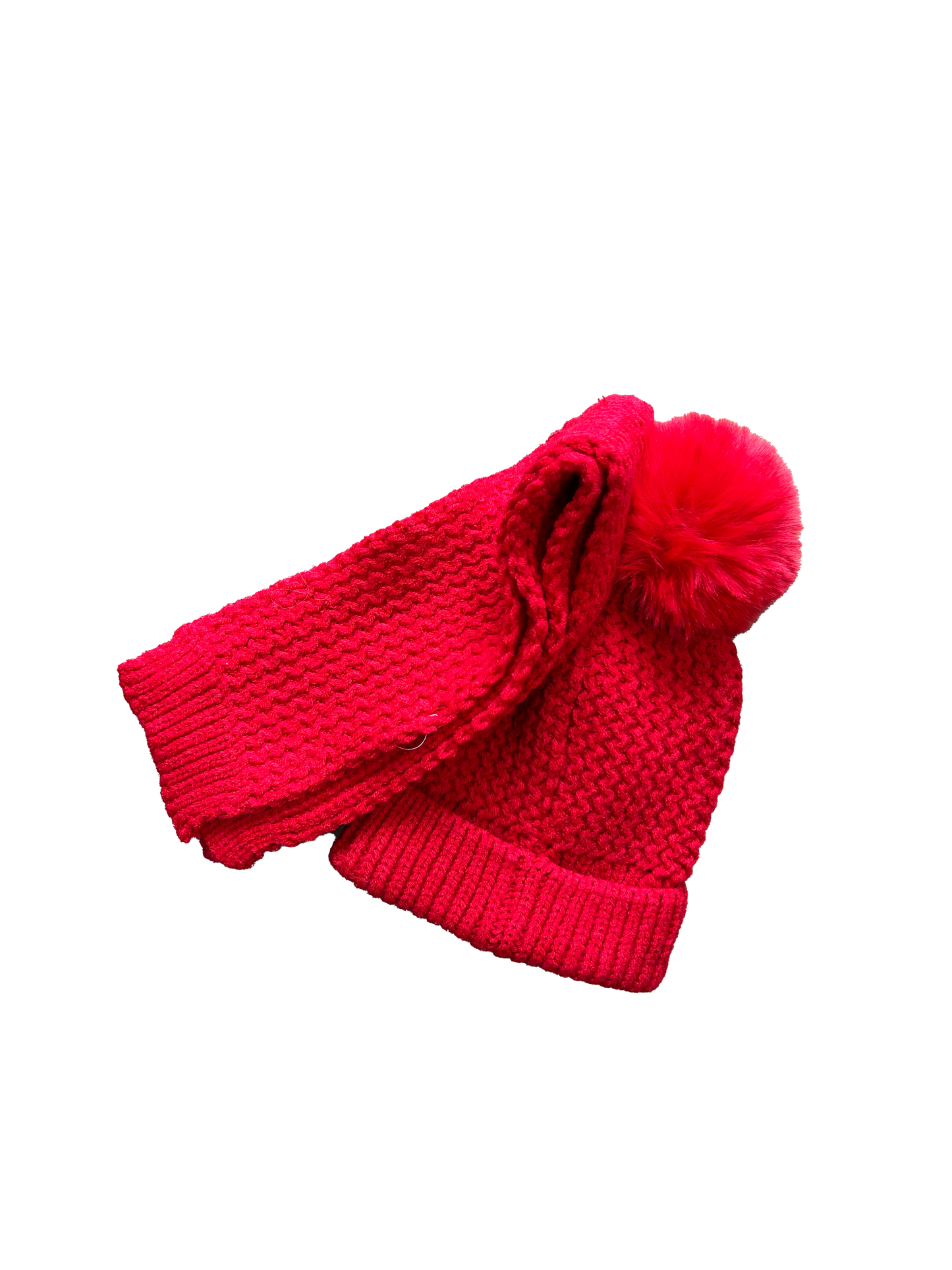 Set sciarpa e cappello pon pon vari colori