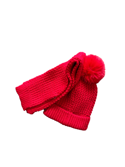 Set sciarpa e cappello pon pon vari colori
